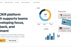 OKR SaaS app